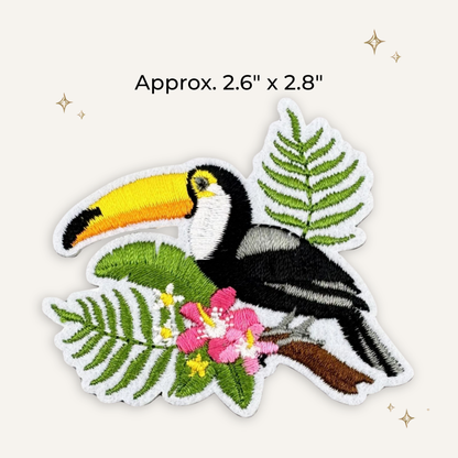 Tropical Toucan Embroidered Patch