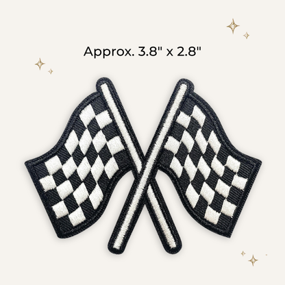 Racing Flags Embroidered Patch- RTS
