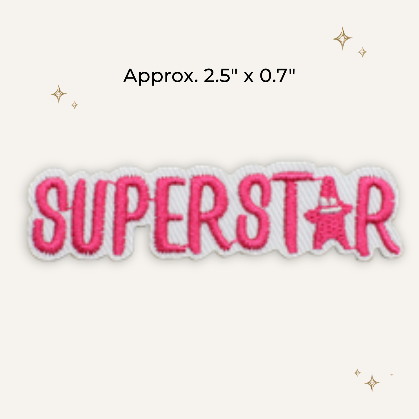Superstar Embroidered Patch- RTS