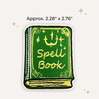 Spell Book Embroidered Patch
