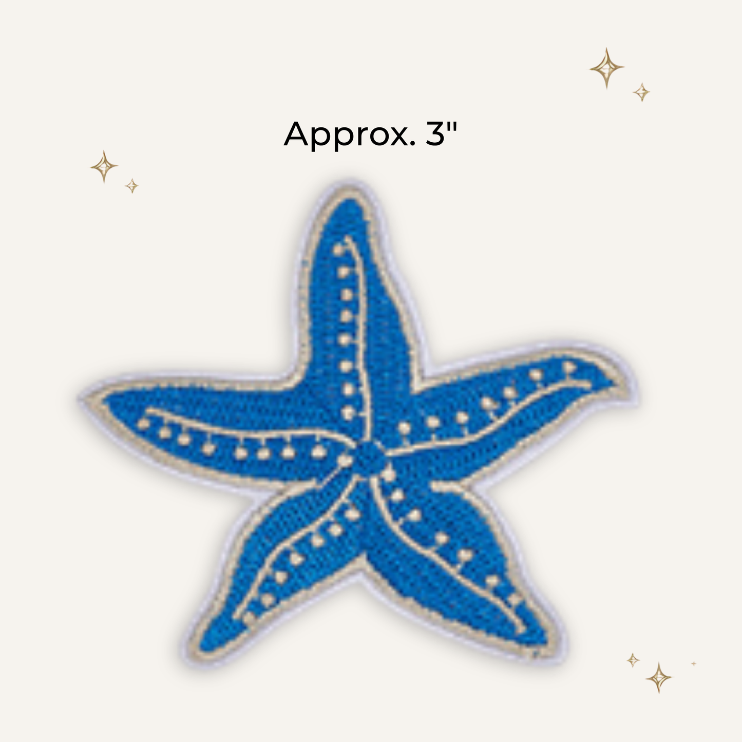 Starfish Embroidered Patch- RTS