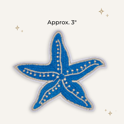 Starfish Embroidered Patch- RTS