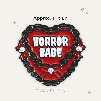 Horror Babe Enamel Pin