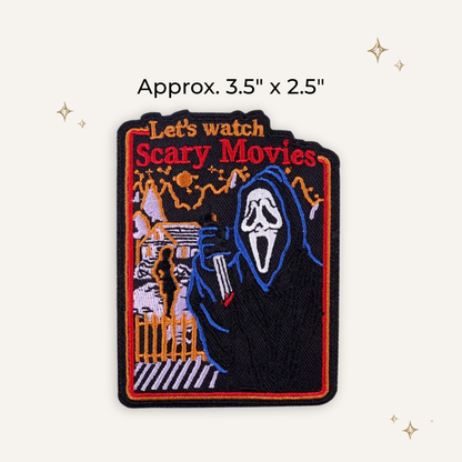 Classic Horror Scary Movie Embroidered Patch