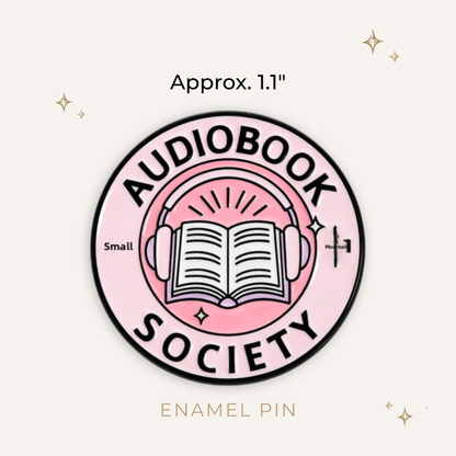 Audiobook Society Enamel Pin