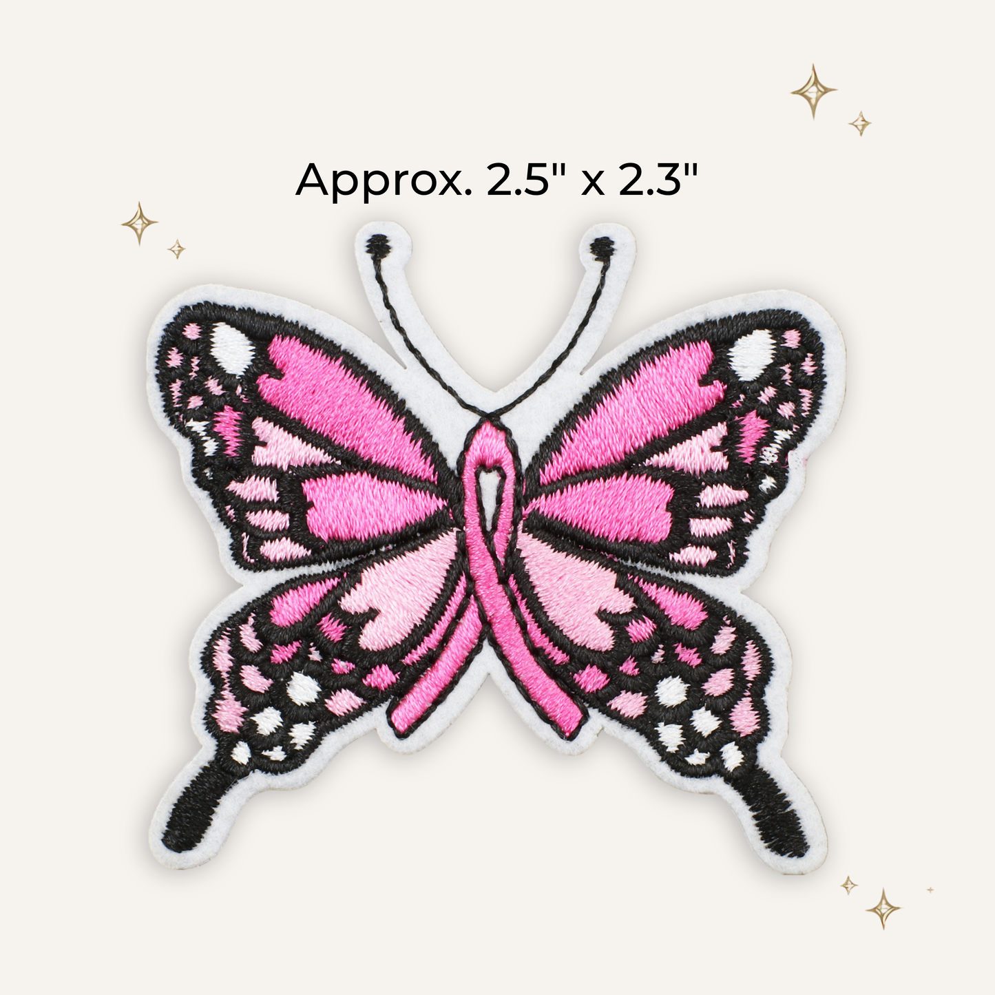 BC Butterfly Embroidered Patch- RTS