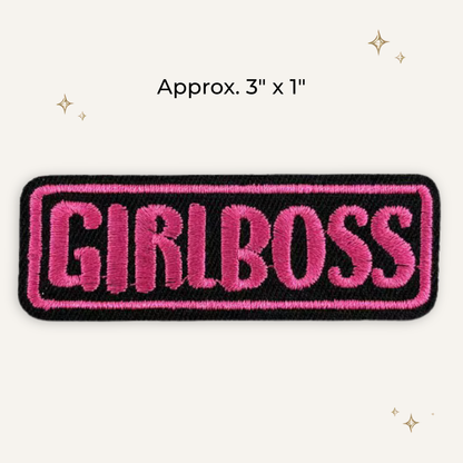Girl Boss Biker Patch Embroidered Patch