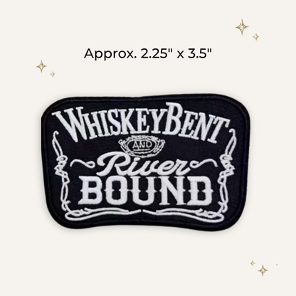 Whiskey Bent Embroidered Patch