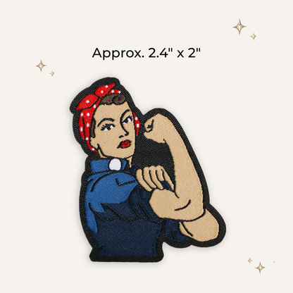 Rosie Strong Embroidered Patch