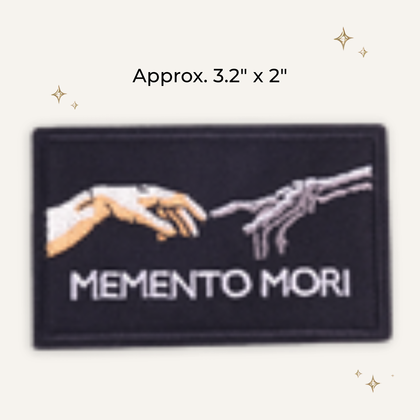 Memento Mori Embroidered Patch- RTS