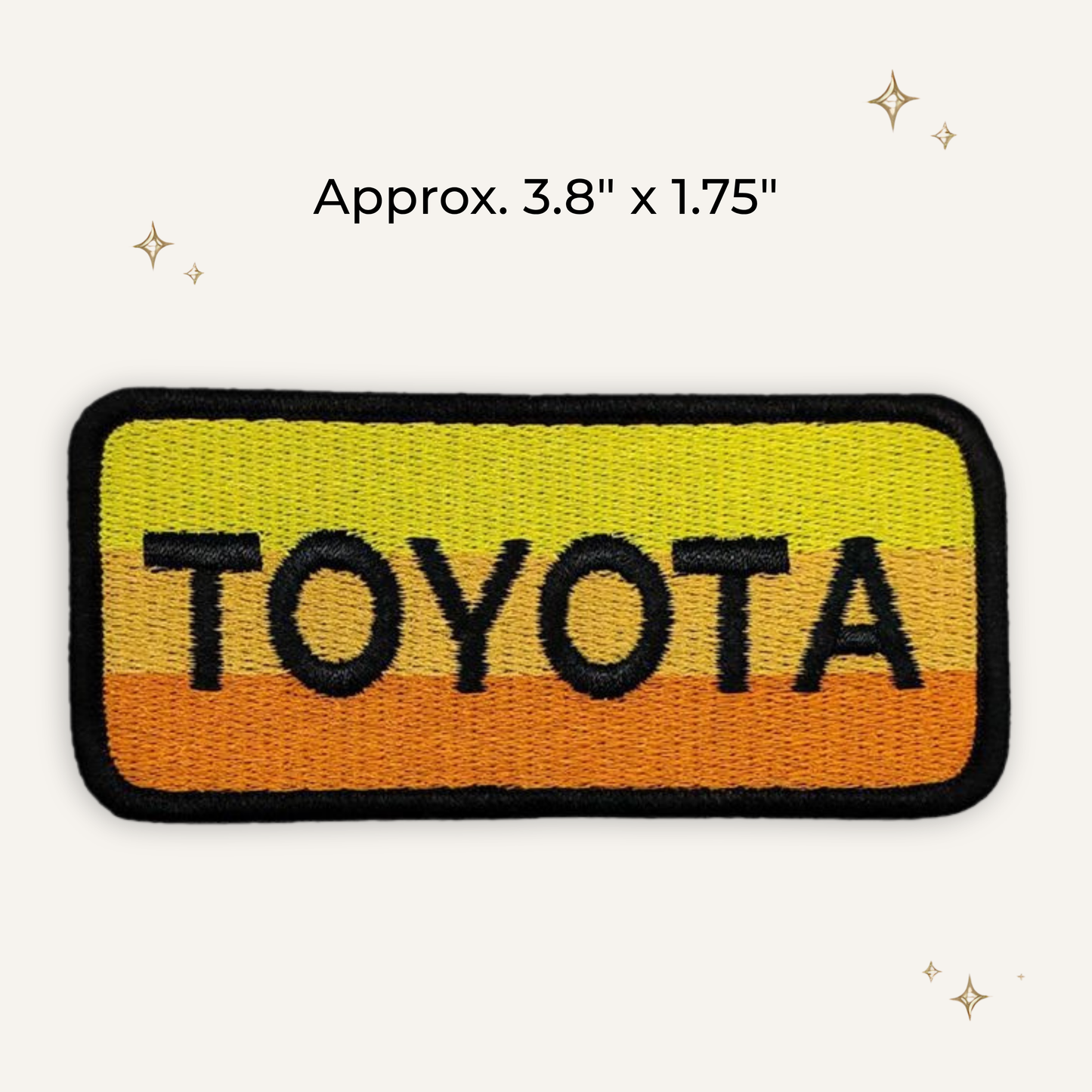 Toyota Retro Embroidered Patch- RTS