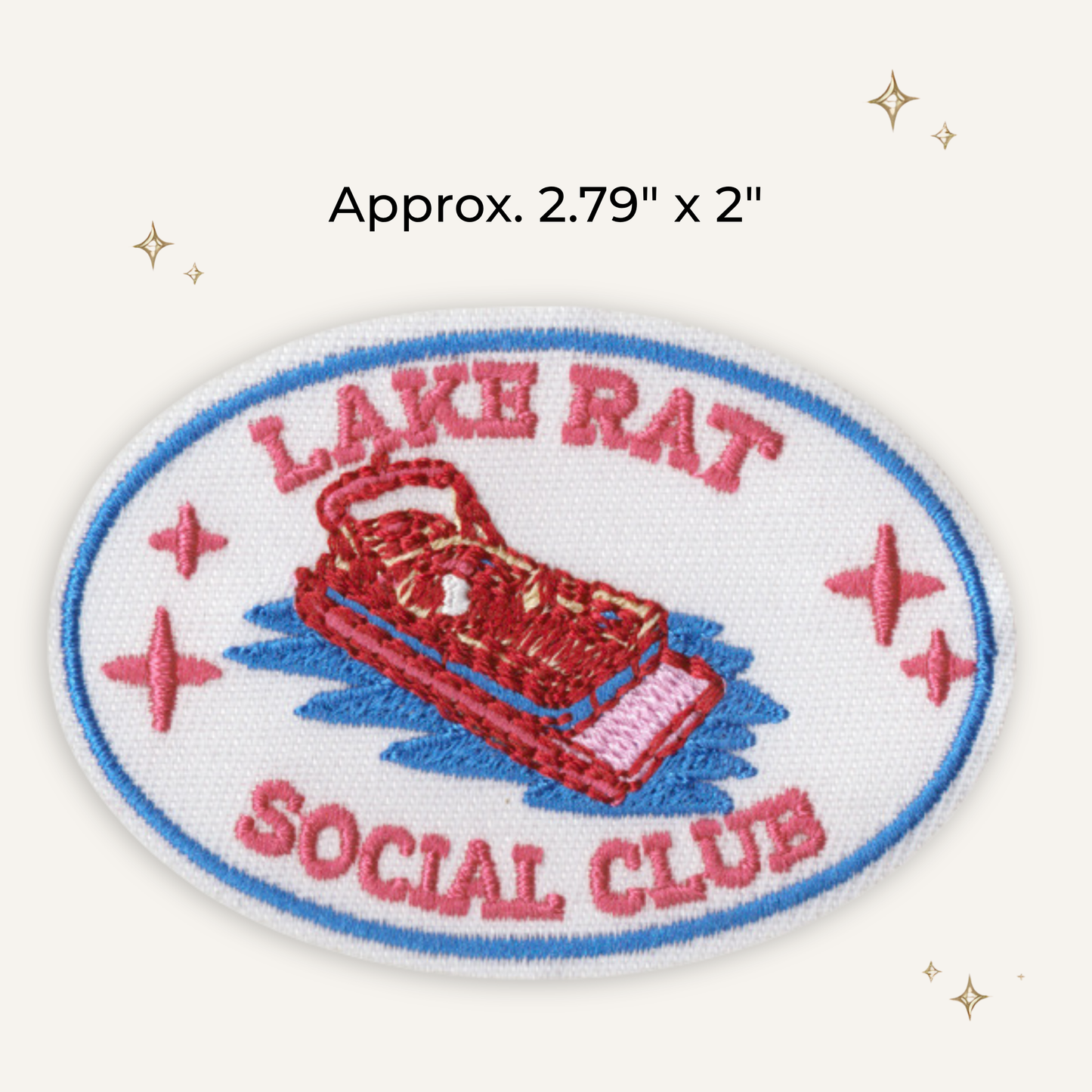 Lake Rat Social Club Embroidered Patch