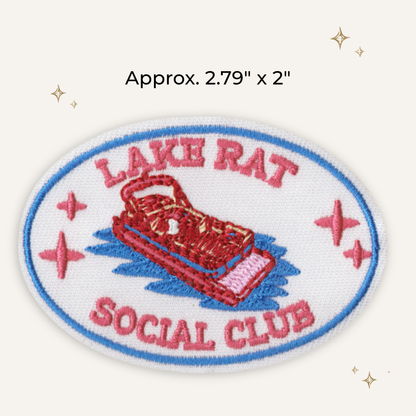 Lake Rat Social Club Embroidered Patch