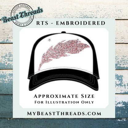 Feather Rhinestone Patch- RTS