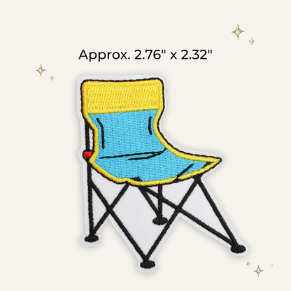 Camping Chair Embroidered Patch