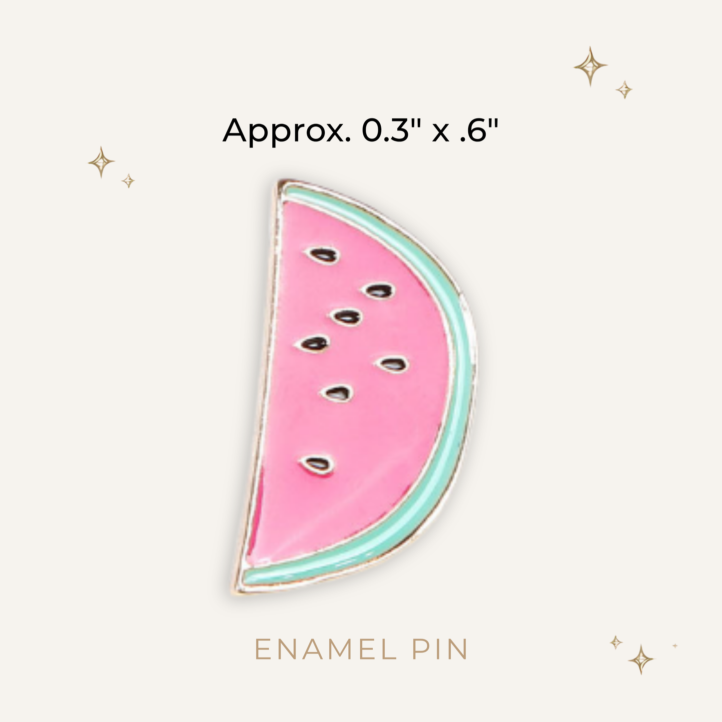 Watermelon Slice Enamel Pin