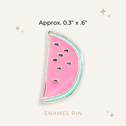 Watermelon Slice Enamel Pin