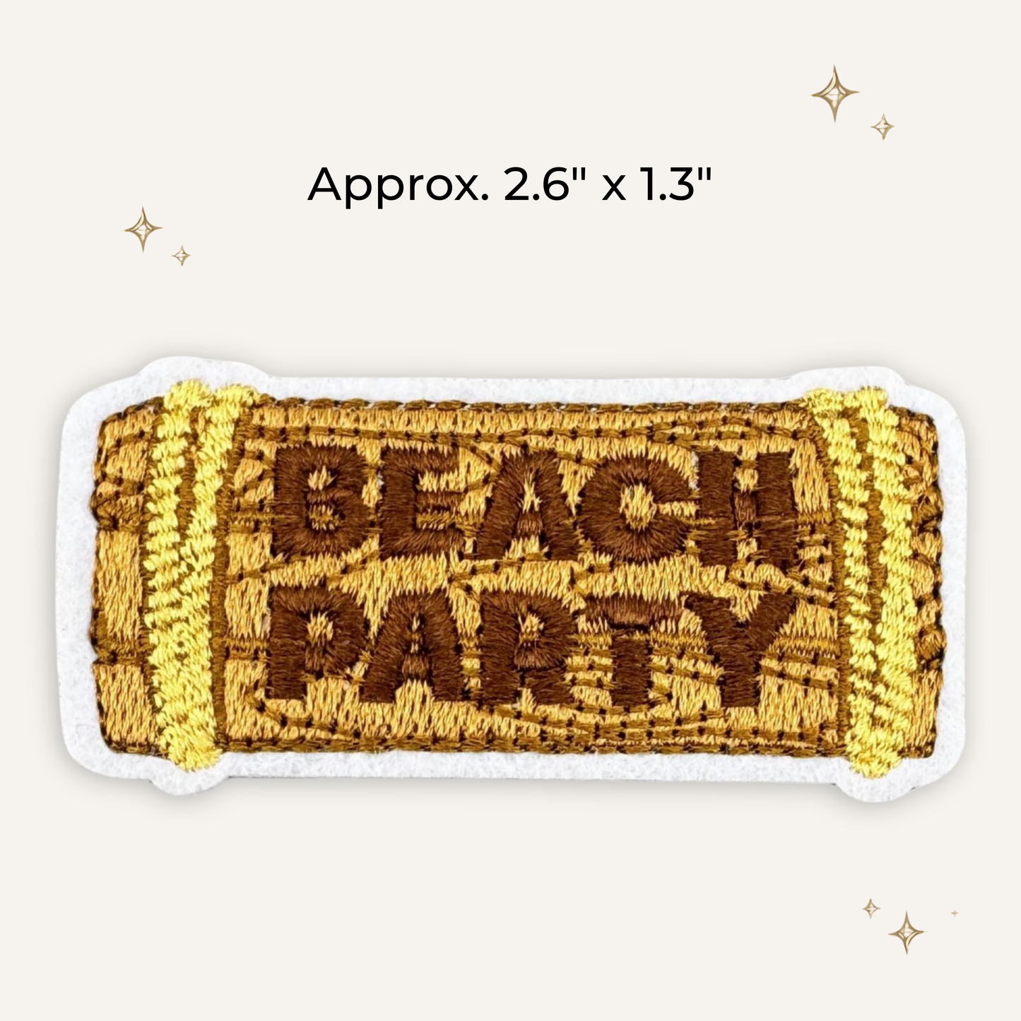 Tiki Beach Party Embroidered Patch