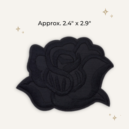 Rose Organza Embroidered Patch- RTS