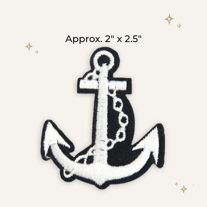 Nautical Anchor Embroidered Patch