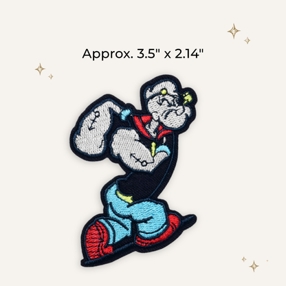 Popeye The Sailor Man Embroidered Patch