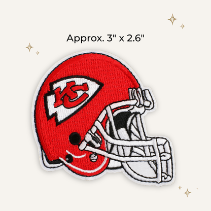 KC Helmet Embroidered Patch- RTS