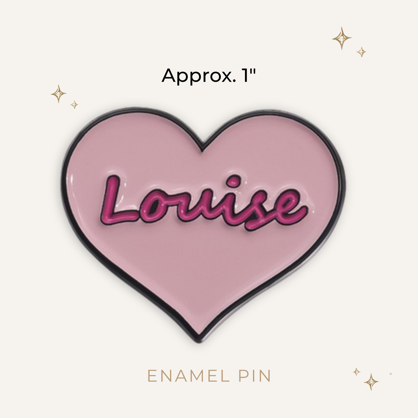 Louise (Thelma & Louise) Heart Enamel Pin