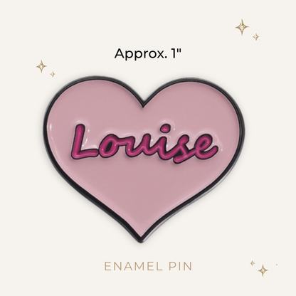 Louise (Thelma & Louise) Heart Enamel Pin