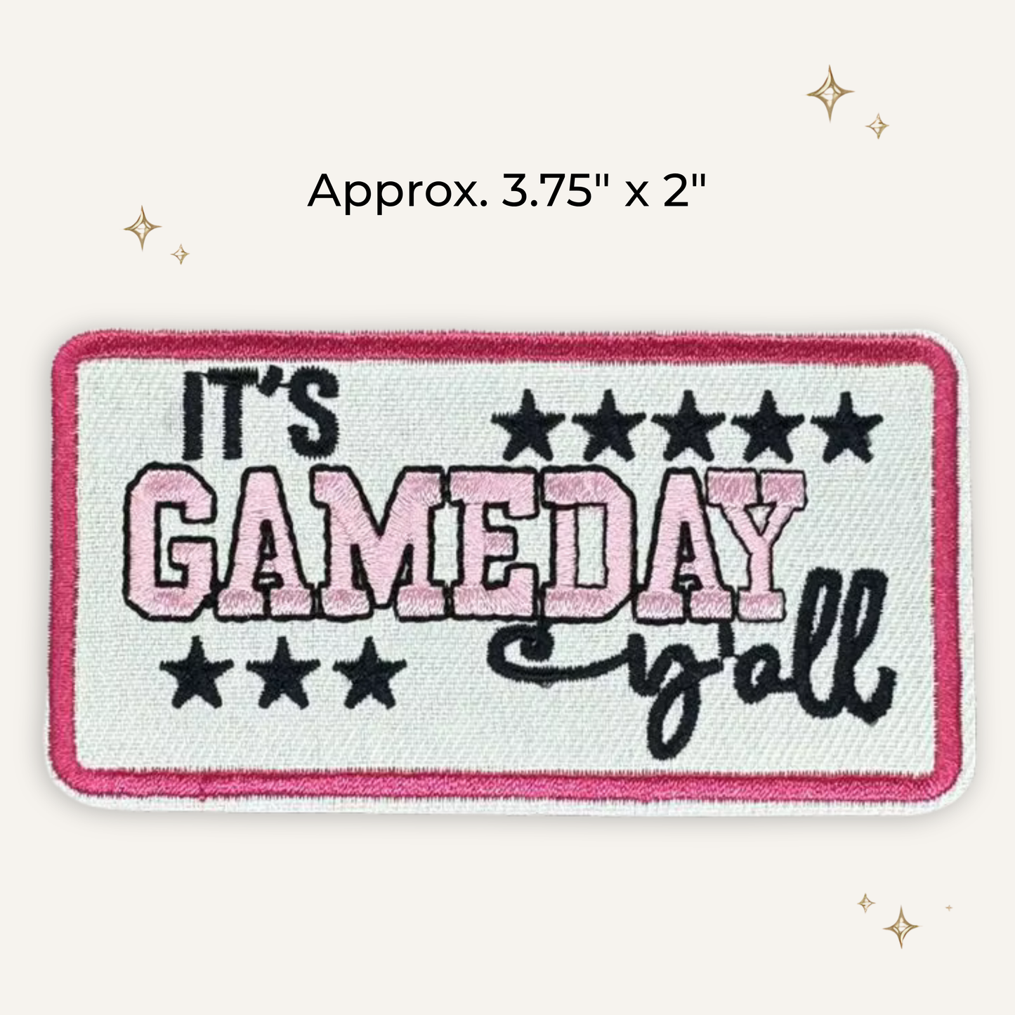 It's Gameday Y'all Embroidered Patch