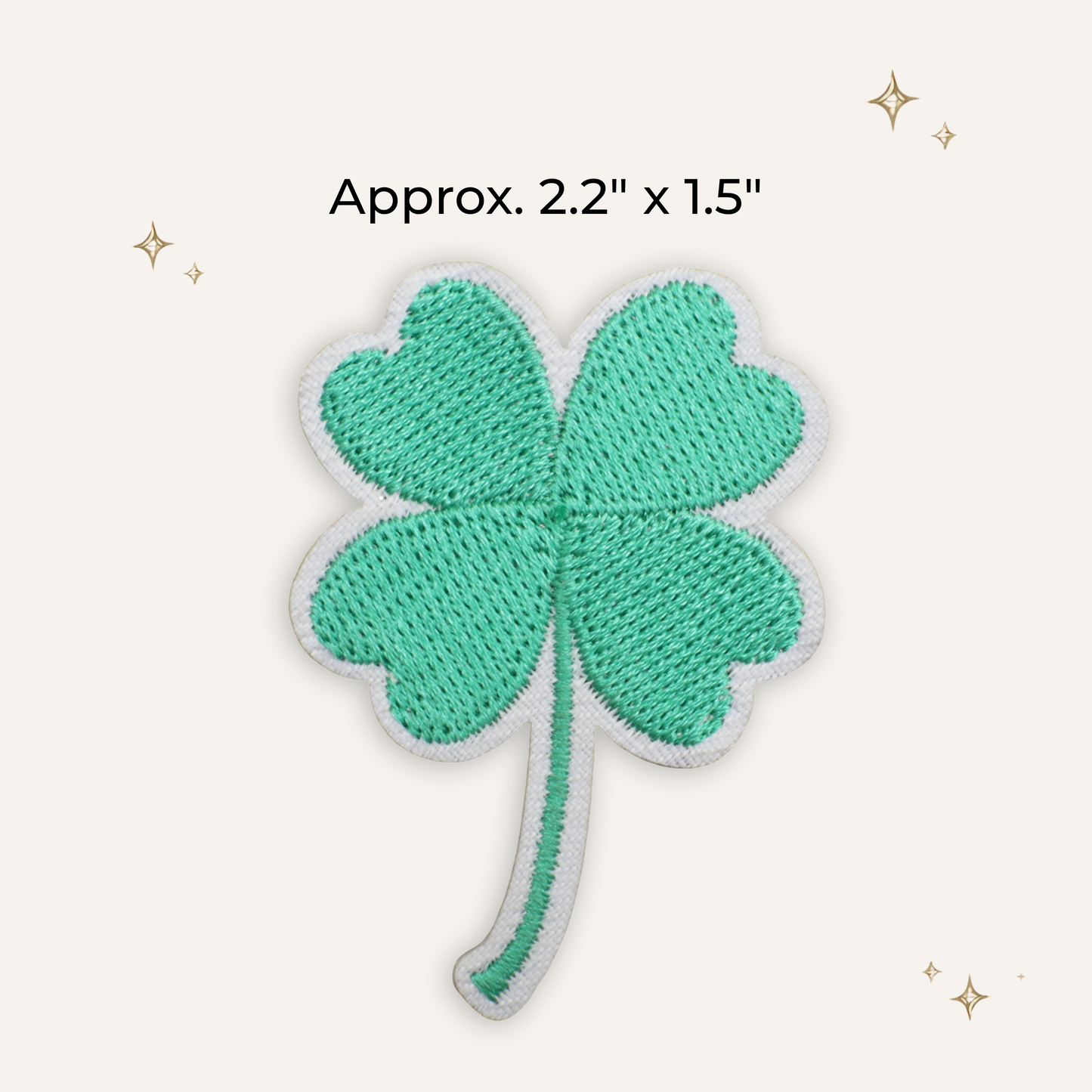 Lucky Clover 3 Embroidered Patch- RTS