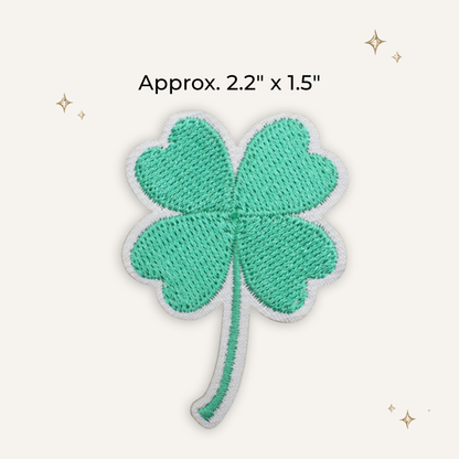 Lucky Clover 3 Embroidered Patch- RTS