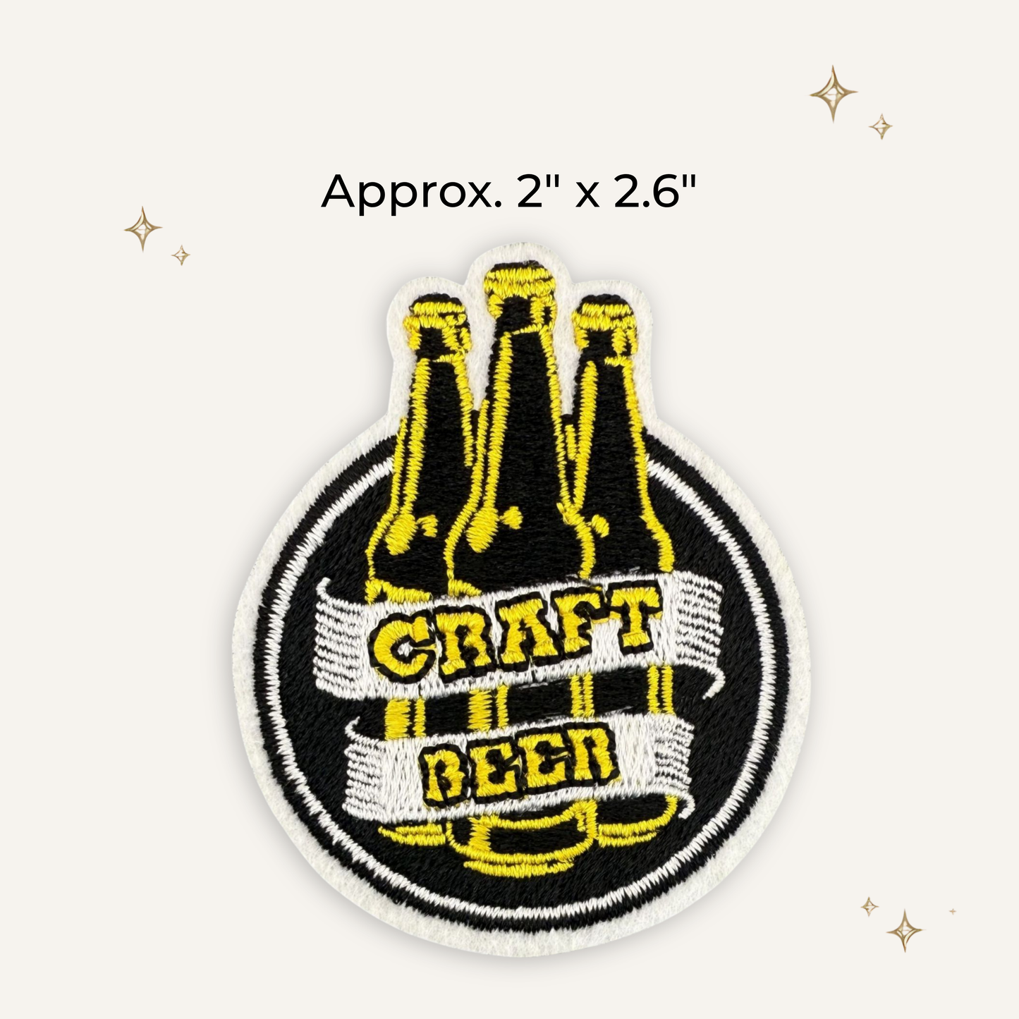 Craft Beer Embroidered Patch