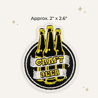 Craft Beer Embroidered Patch