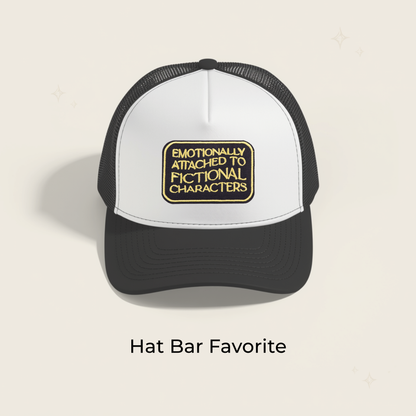 Attached to Fictional Character Embroidered Patch- RTS