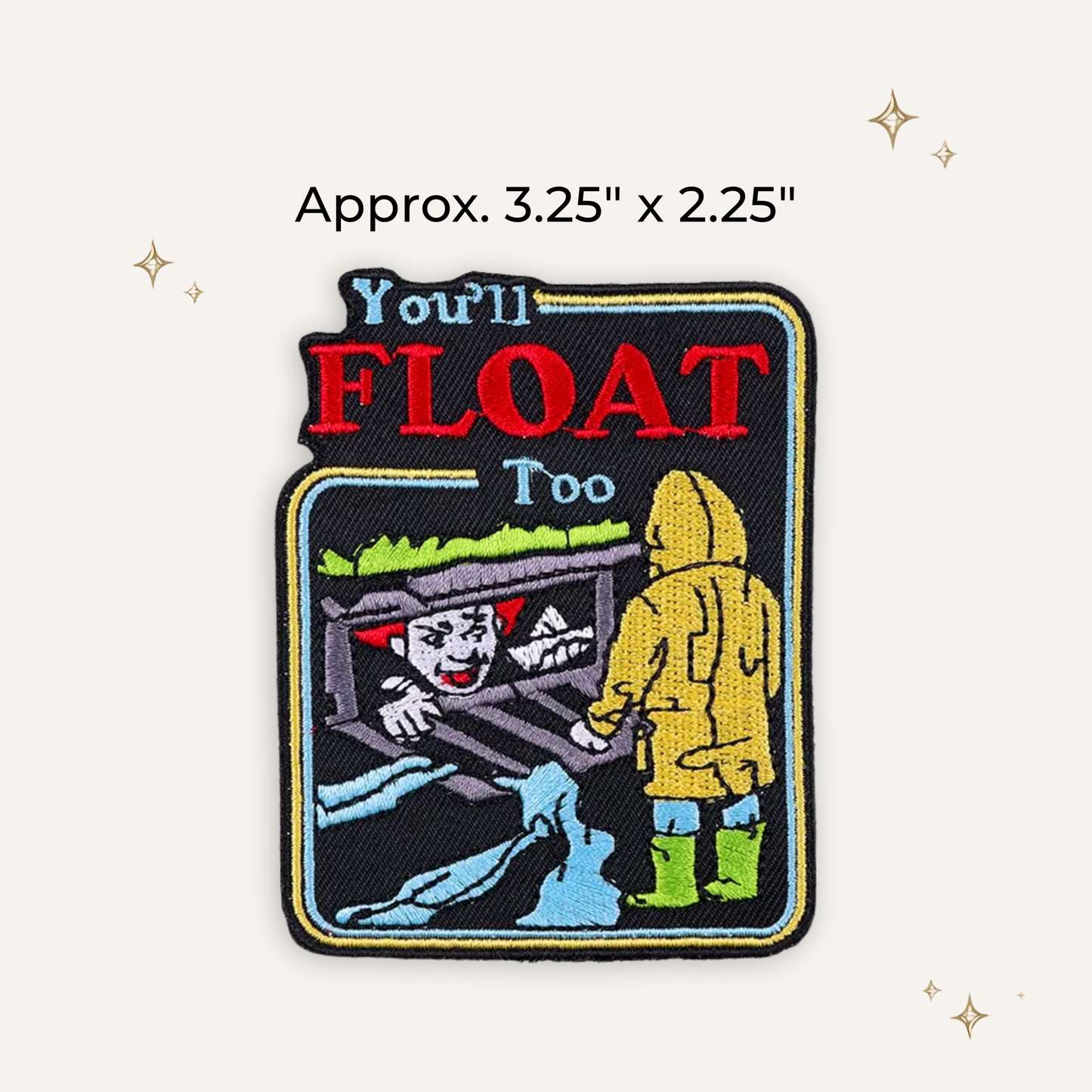Classic Horror Movie Float Embroidered Patch