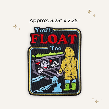 Classic Horror Movie Float Embroidered Patch