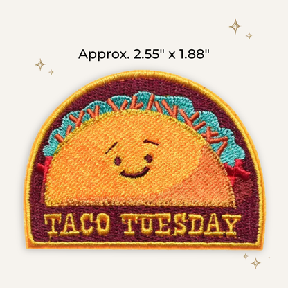 Taco Tuesday Embroidered Patch