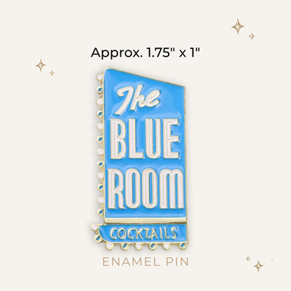 The Blue Room Cocktails Enamel Pin