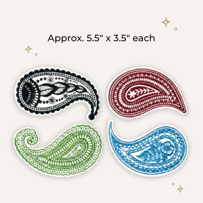 Bandana Paisely 4 Color Options Embroidered Patch