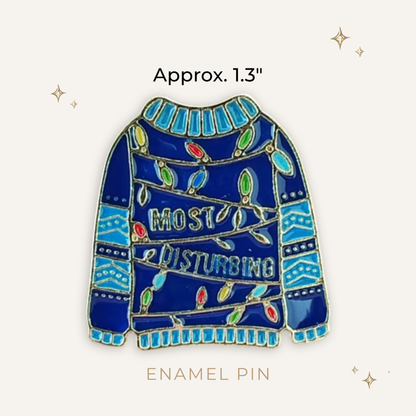 Christmas Ugly Sweater: Most Disturbing Enamel Pin