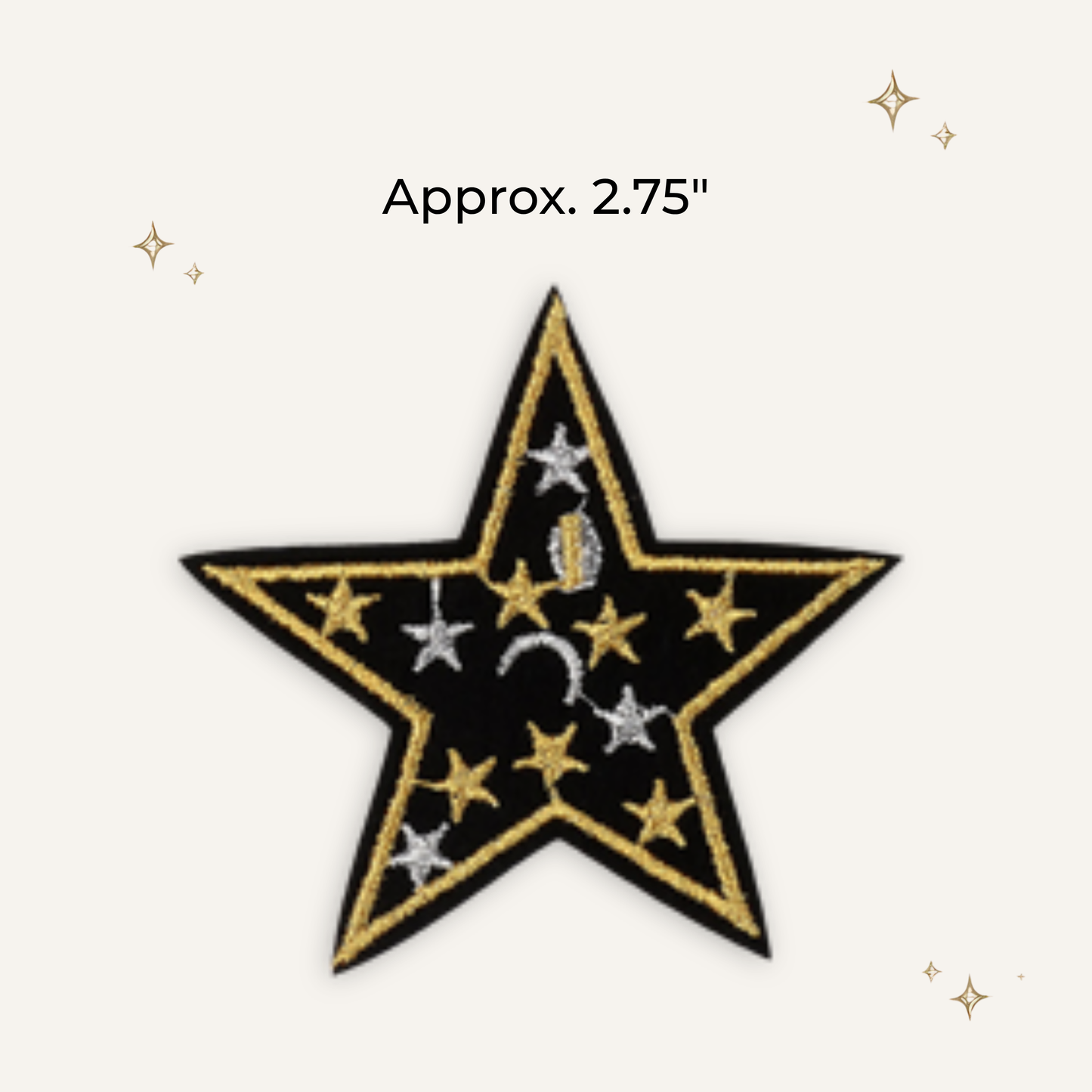 Starlight Star Embroidered Patch- RTS