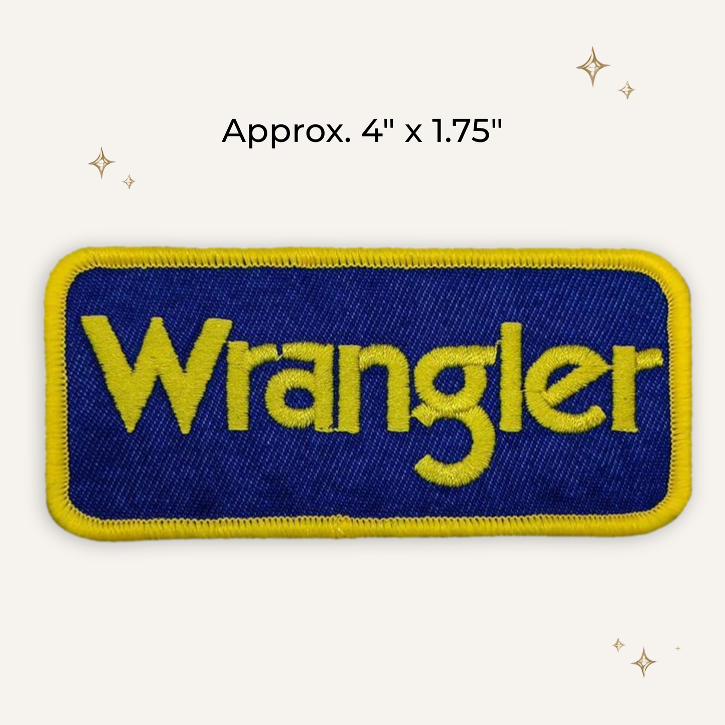 Wrangler Embroidered Patch- RTS