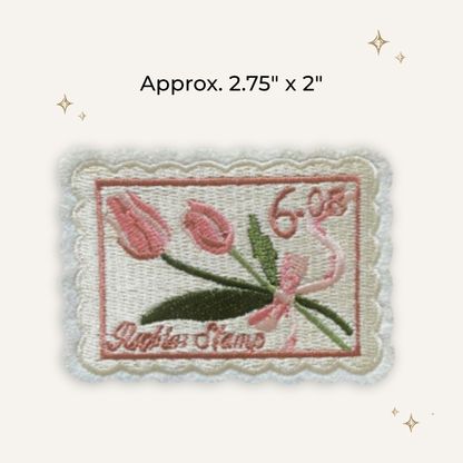 Tulip Stamp Embroidered Patch- RTS