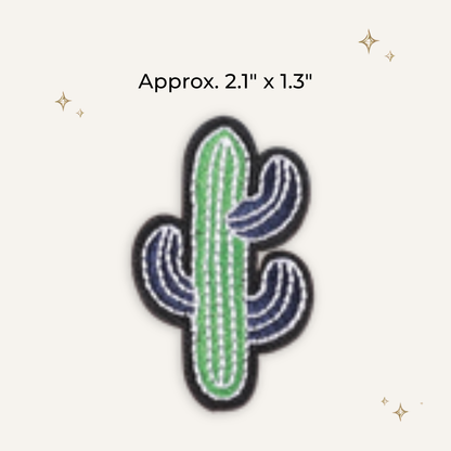 Cactus Embroidered Patch- RTS