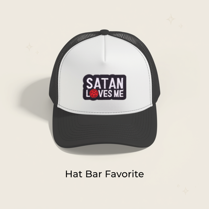 Satan Loves Me Embroidered Patch - RTS