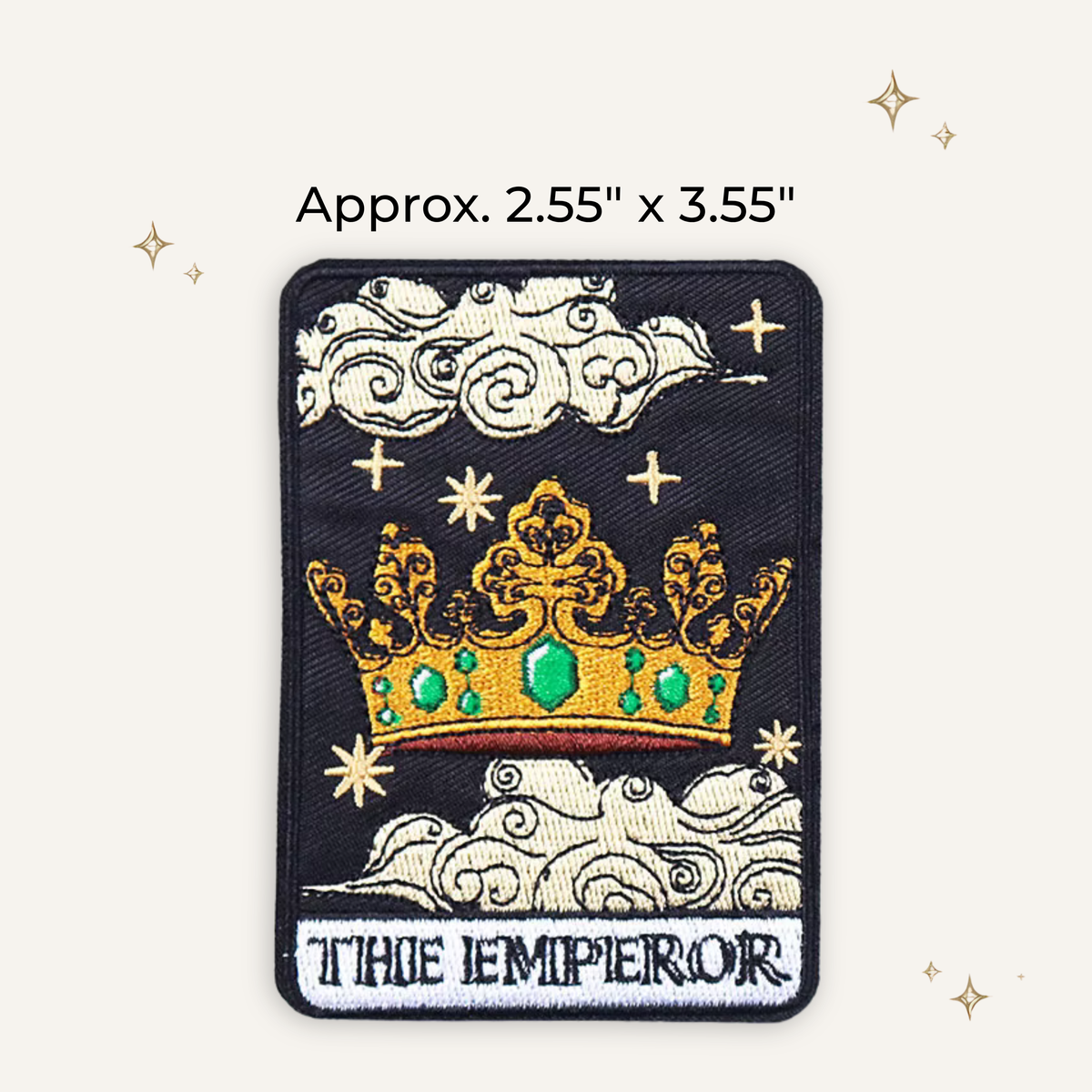 Tarot Card: The Emperor Embroidered Patch