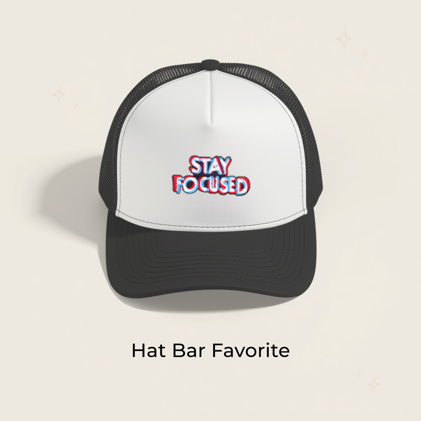 Stay Focused Embroidered Patch - RTS