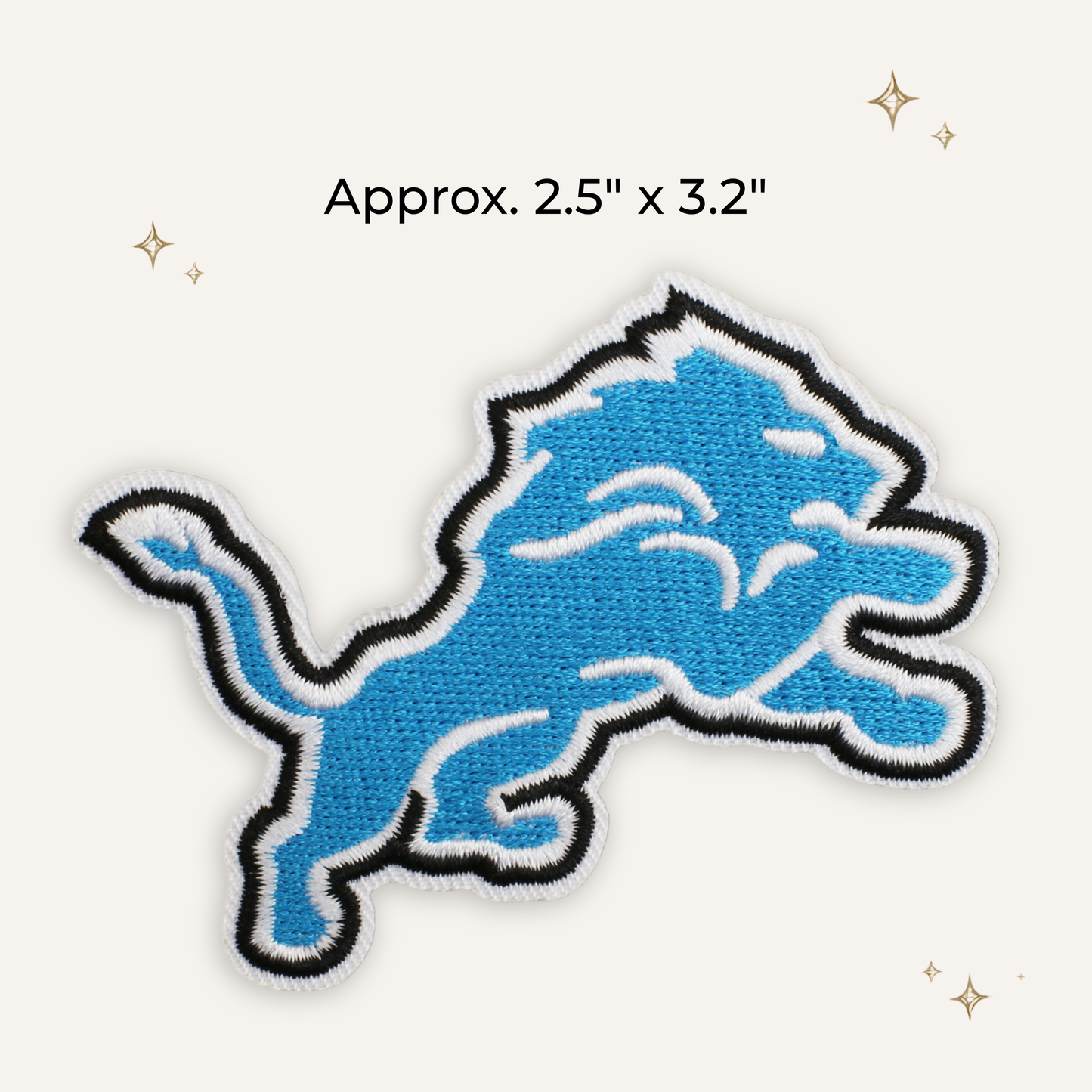 Detroit Lions Embroidered Patch- RTS
