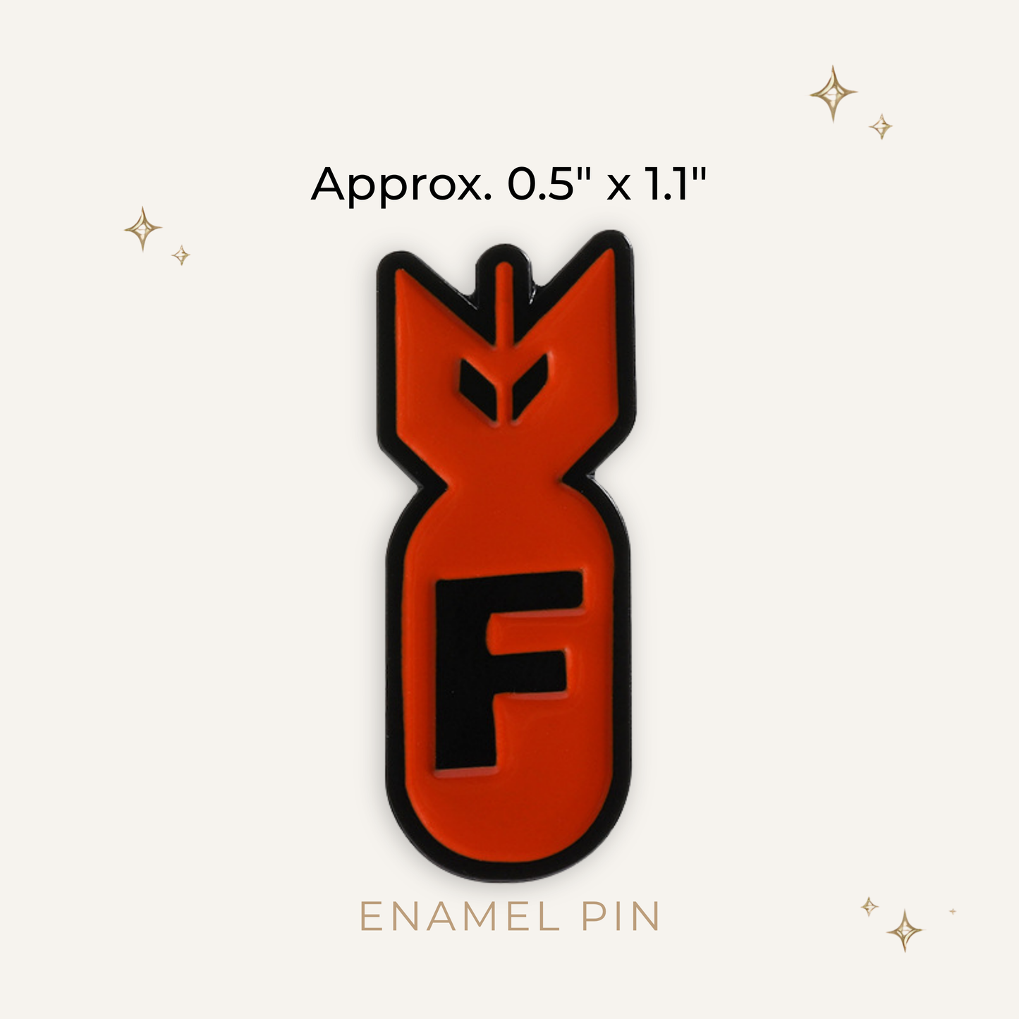F Bomb Enamel Pin