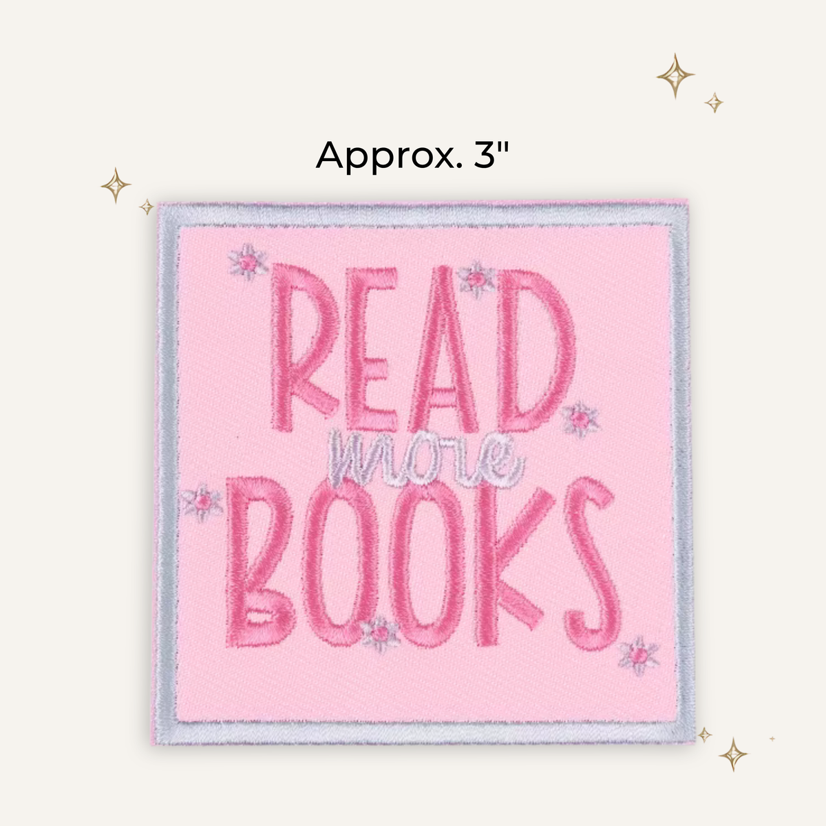 Read More Books Embroidered Patch